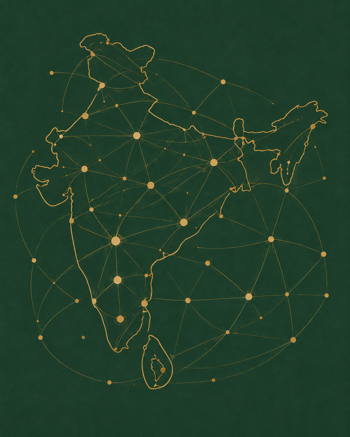 A network map of India