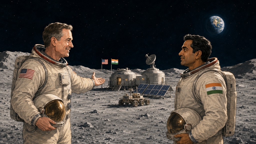 Moon Base: India and the US space collaboration may enter a new orbit